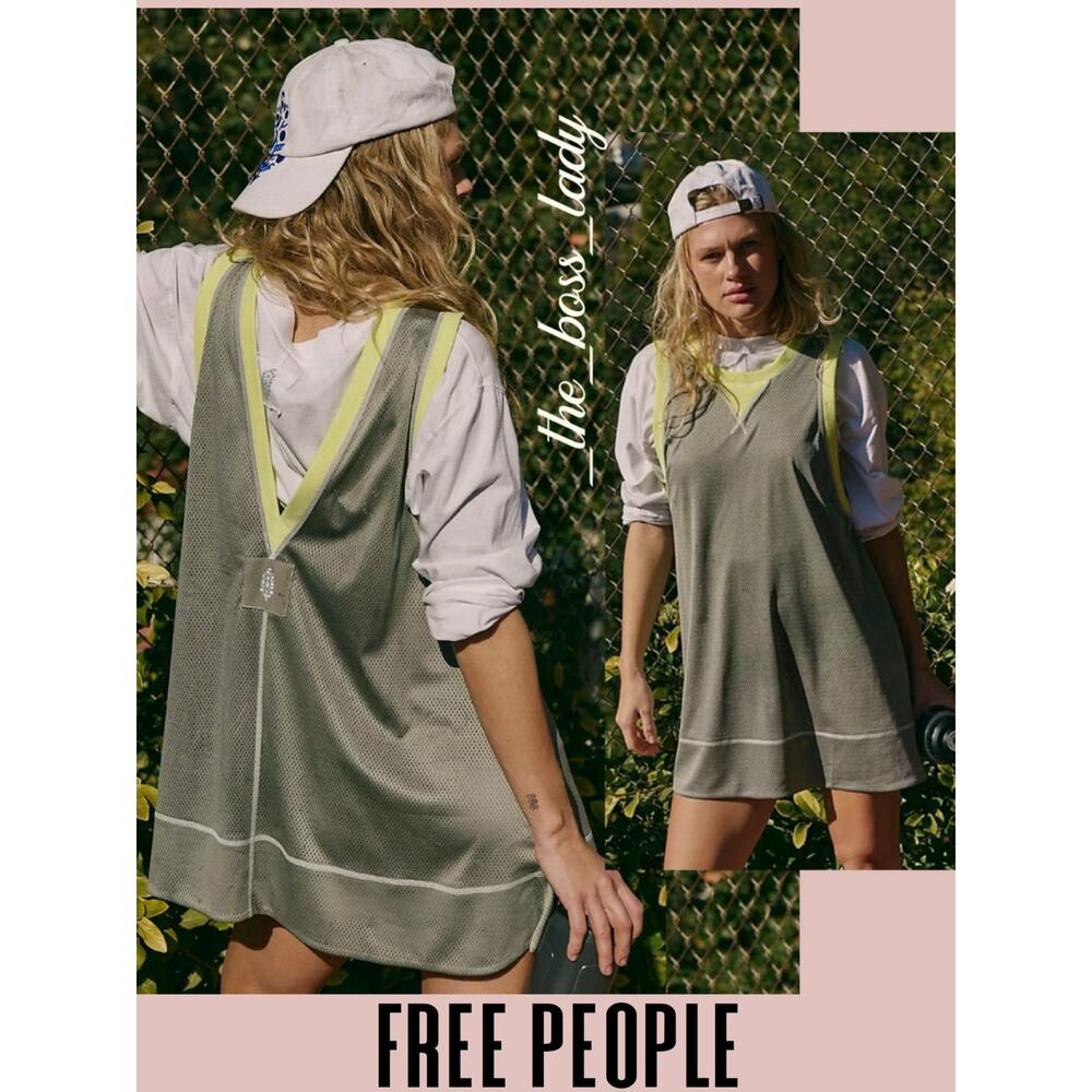 Free People Movement one piece romper relaxed pull-on jumper jumpsuit XS